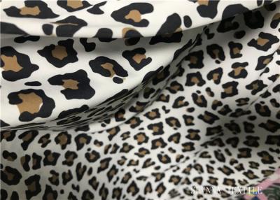 China Custom Printed Double Knit Fabric Panther Print With Wet Screen Printing for sale