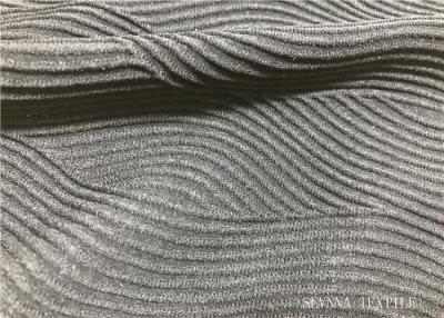 China Good Shape Retention Athletic Knit Fabric , Grey Fabrics Used For Activewear for sale