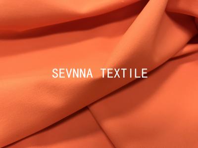 China Het oranje Kleurennylon en Spandex Materiële SPF 50+ voor Yoga dragen 152CM Breedte Te koop