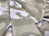 Polyamide Elastane Nylon Lycra Swimwear Fabric , Green Nylon