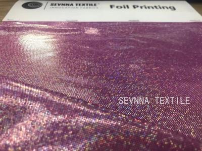 China Glitter Printed Foils Custom 190GSM Recycled Swimwear Fabric for sale