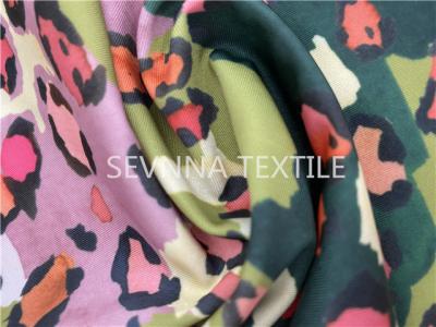 China Oeko Tex  Stretch Leggings Fabric Digital Leopard Printing Functional for sale