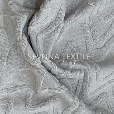 China High Elastic Recycled Swimwear Fabric Jacquard  70D/24F + 70D for sale