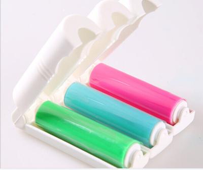 China Strong sticky travel size clothes silicone mini lint roller for sale