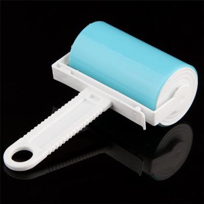 China Reusable Manual Carpet Clothes Furniture Washable Plastic Custom Sticky Pet Hair Remover Lint Roller for sale