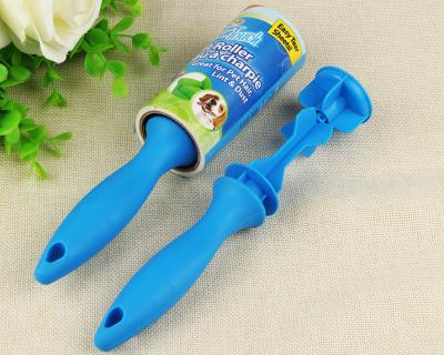 China Sticky Buddy Picker Lint Sticking Roller Pet Hair Remover Brush Lint Hair Cleaning Brush Roller for sale