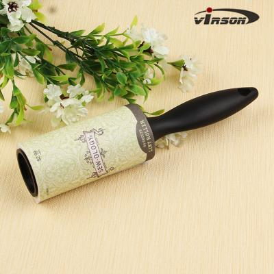 China 60 Layers Sticky Disposable Paper Tearing Lint Roller For Dust Remover for sale
