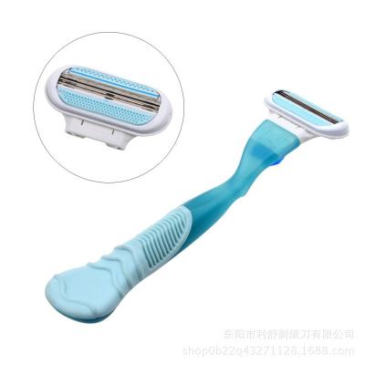 China Hot Sale Personal Touch Disposable Razor Womens Face Shave Razor with replaceable blade refills for sale