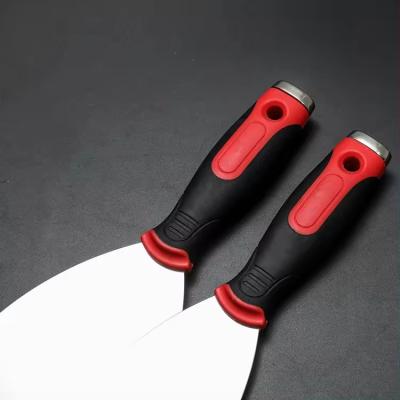 China Carbon Steel Flexible Putty knife Set Premium Stainless Steel Spackle Knife en venta