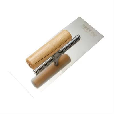 China Wood Handle Stainless Steel Brickaying Trowels for sale