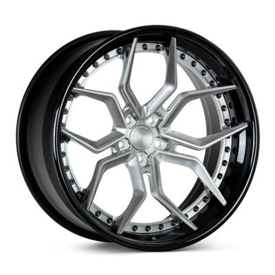 China 18-inch branded custom 2 piece forged aluminum wheels factory from china for sale