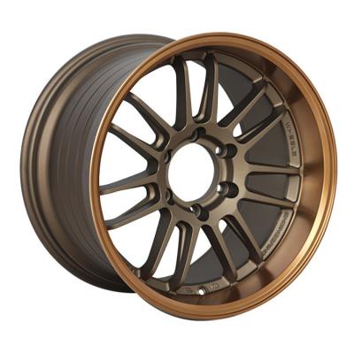 China 18-inch branded new energy car aluminum alloy gold wheels rims 6x139.7 for sale