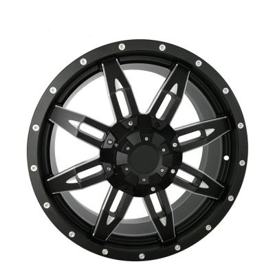 China custom wheelsl matte black 4 wheel  Better driving experience 16 17 18 beadlock off road wheel for sale