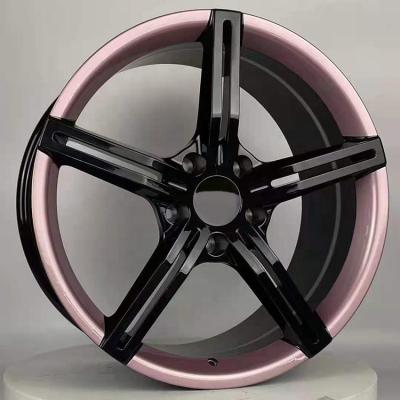 China Nuevo diseño de alta calidad de 19 a 21 pulgadas personalizada forjada rueda dividida de dos colores pintura ruedas de aleación fuchs para taycan en venta