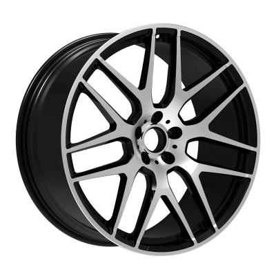 China Custom 18 19 20 21 22 23 24 inch forged wheels for Mercedes GLE G63 with Silver milled surface for sale