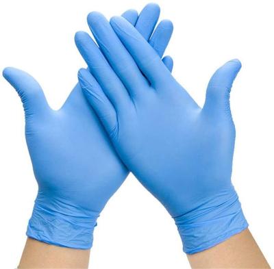 China Examination Disposable Medical Gloves , Nitrile Disposable Gloves For Hospital for sale