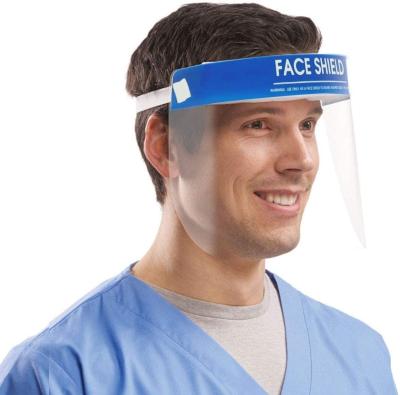 China CE FDA Approval Clear Plastic Face Shield , Full Face Shield Environmental Firendly for sale
