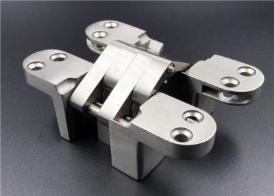 China Casting SS 304 Heavy Duty Invisible Door Hinges With Wide Stronger Connecting Arms for sale