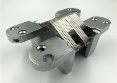 China Zinc Alloy Mortise Mount Invisible Hinge Corrosion Resistance 40mm Thickness for sale