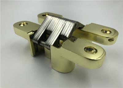 China Gold Plated Heavy Duty Hidden Closet Door Hinges With CNAS MA AL Certificate for sale