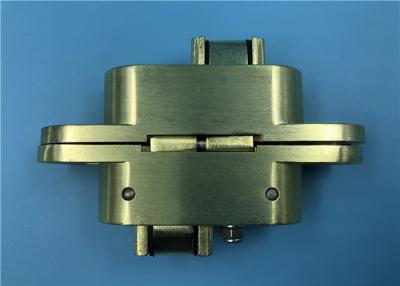 China Satin Brass Concealed Gate Hinges / Industrial 180 Degree Door Hinge for sale