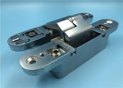 China Quiet Concealed Cabinet Door Hinges , Satin Invisible Hinges For Cabinet Doors for sale