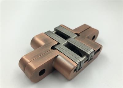 China Antique Copper Concealed Piano Hinge , Outside Exterior Door Hinges for sale