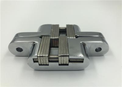 China Deep Mortise Hidden Door Hinges With Connecting Arms Anti Corrosive for sale