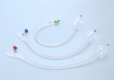 China 2/3 Way Silicone Medical Foley Catheter NO 16 25-40cm Length For Urology Department for sale