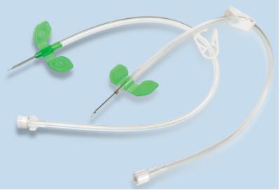 China Aguja disponible de la diálisis de la aguja 16G 14G 17G 15G de la fístula del sistema de pesos americano de la hemodialisis en venta