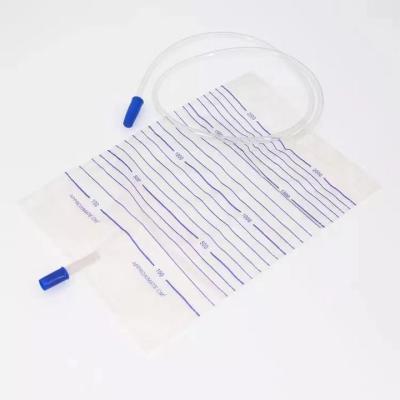 China 2L CE Medical EOS Disposable Urine Bags Urine Collection Bag For Elderly Male Adults for sale