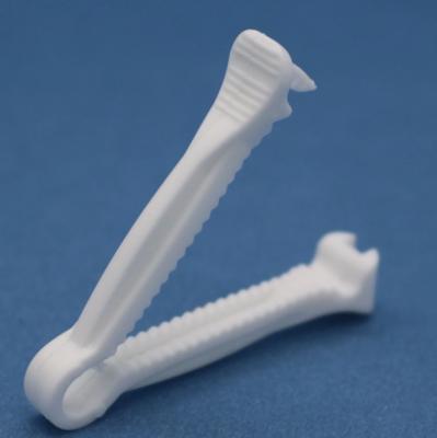 China 5cm Plastic Umbilical Cord Clamp Disposable Newborn Umbilical Cord Clamp for sale
