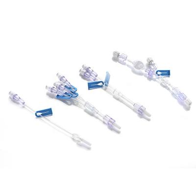 Chine 1 2 jetables infusion libre d'aiguille de 3 manières ont placé le tube d'infusion des adaptateurs IV de Needleless à vendre