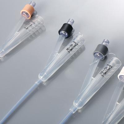 China CFDA 3 Way 1 Way Medical Foley Catheter 16 French Urethral Catheter Multicolor for sale