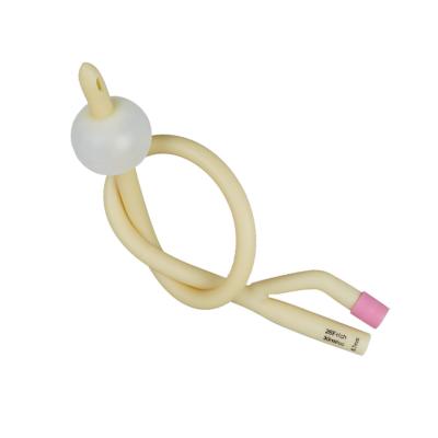 China ISO Silicone Coated Latex 2 Way Foley Balloon Catheter 16fr 18 Fr Foley Catheter for sale
