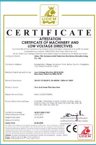 CE - Botou Yite Environmental Protection Machinery Manufacturing Co.,Ltd