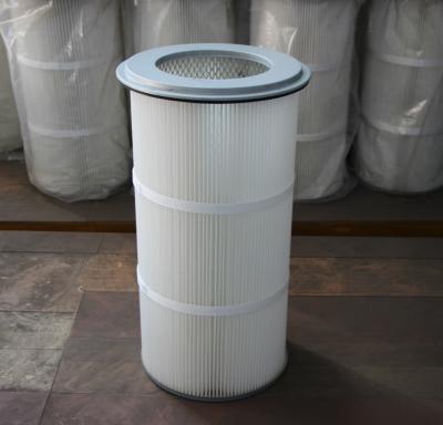 China Polyester Fiberglass Professional HEPA Pleated Air Filter for Dust Collector D325*1000 mm for sale
