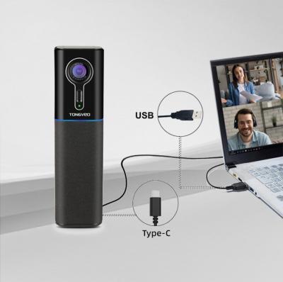 China Webcam portátil y micrófono de ISO9001 2K USB para la cámara web de la sala de conferencias en venta