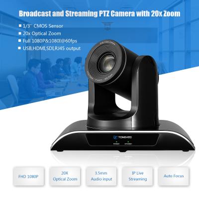 China PTZ HDMI SDI IP Conference Camera 20x Optical Zoom For Church Live Streaming for sale