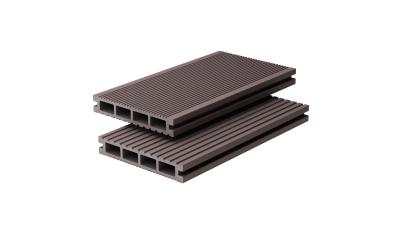 China 2.9M Recycled Hollow Core Composite Decking 150x25 Mm Plastic Wood Patio Deck for sale
