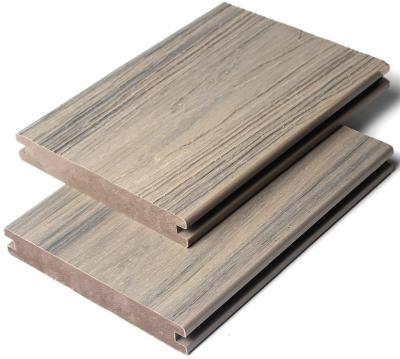 China Körper 142 x 22 Decking-Grey Outdoor Wpc Fence Boards-Platte WPC zusammengesetzte zu verkaufen