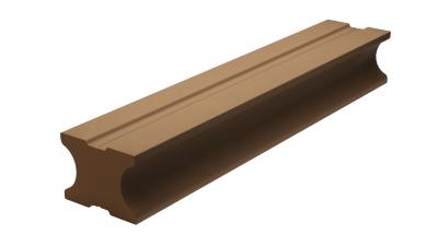 中国 30 x 40mm WPCの合成の材木の梁はDeckingのための木製のプラスチック梁を耐火性にする 販売のため