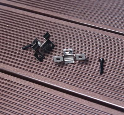 Chine les agrafes d'acier inoxydable de 8mm noircissent des attaches d'acier inoxydable d'accessoires de Decking de WPC à vendre