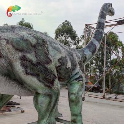 China Theme Park 12M Animatronic Brontosaurus Life Size Animatronic Dinosaur Realistic Model For Jurassic for sale