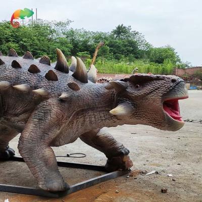 China Theme Park Lifelike Animatronic Dinosaur Life Size Animatronic Ankylosaurus for sale
