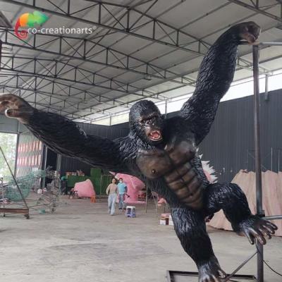China Customizable Moveable Animatronic Gorilla For Theme Park Remote Control for sale