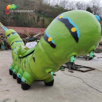 China Waterproofing Rideable Animatronic Insect Animatronic Caterpillar 110/220VAC en venta