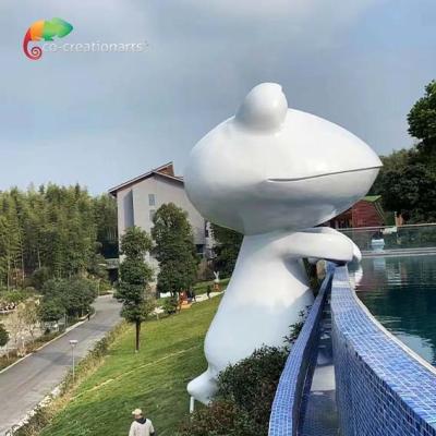 China Theme Water Park Fiberglass Animatronic Frog Statue weather resistance for sale
