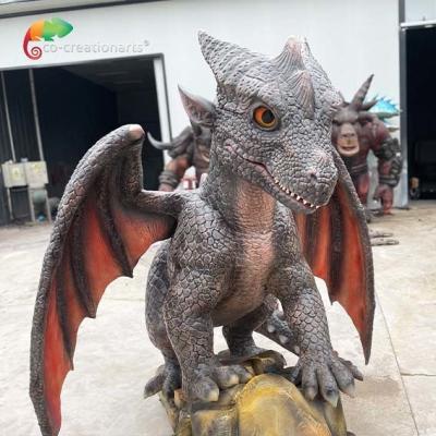 China Dragão da decoração do parque de diversões à venda