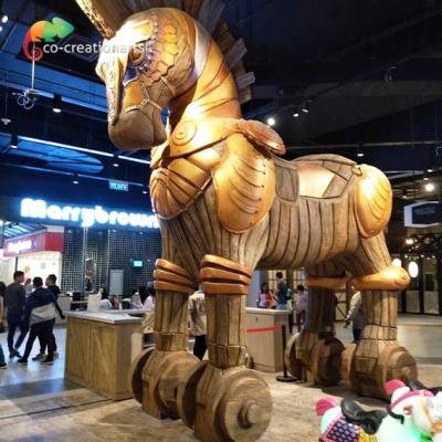 China Theme Park Custom Made Animatronics Trojans Model 110/220VAC for sale